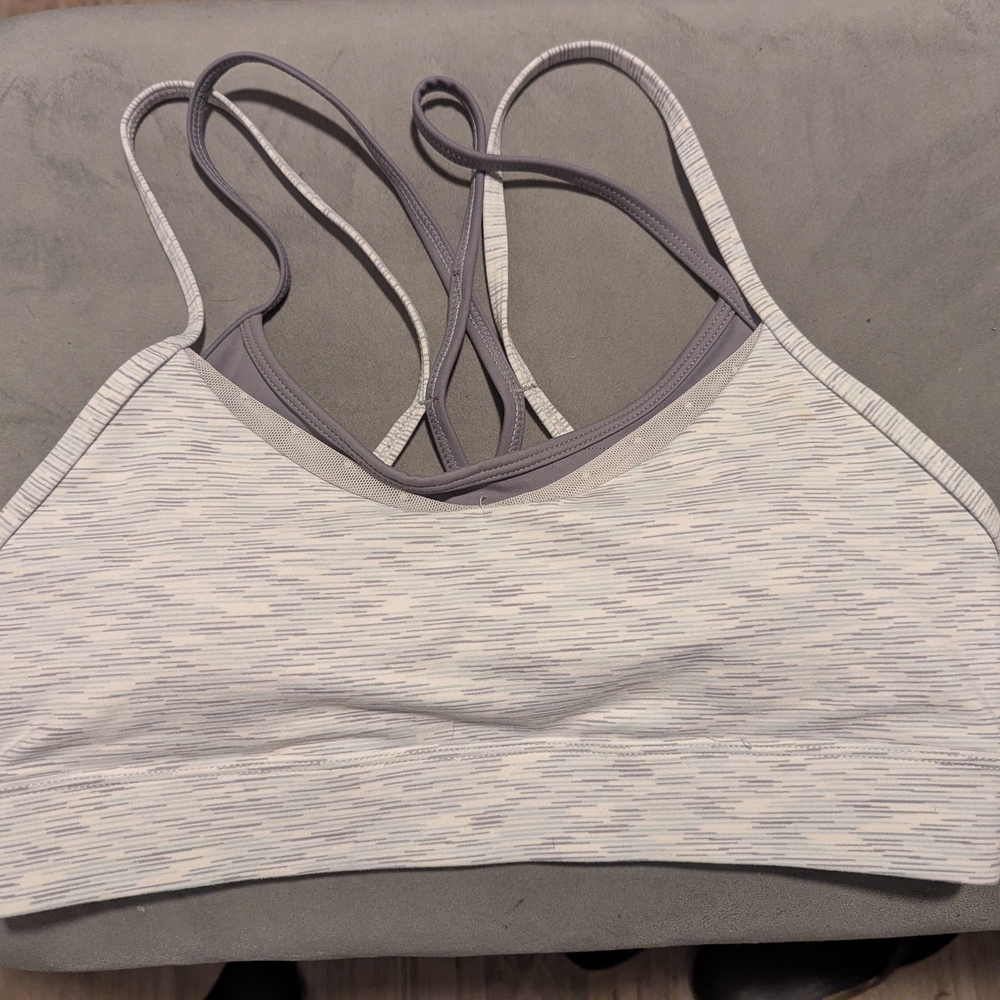 Women's Gray Sports Bra